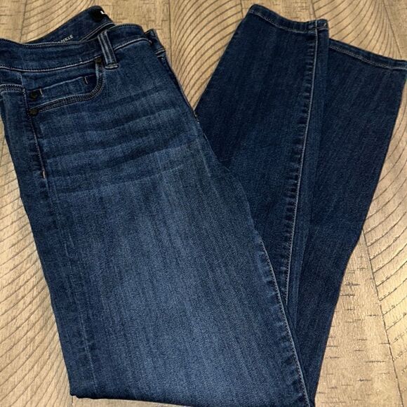 Hi Rise Skinny Ankle Dark Wash 🧼 London Jeans 👖 stretch 4 pocket. - Picture 1 of 17